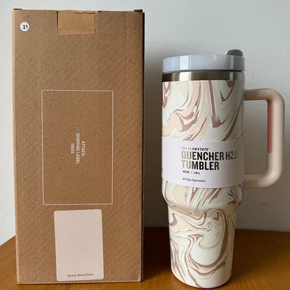 ThermoTumbler vacuüm geïsoleerde beker met handvat