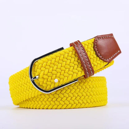 StretchBuckle elastische faux lederen riem