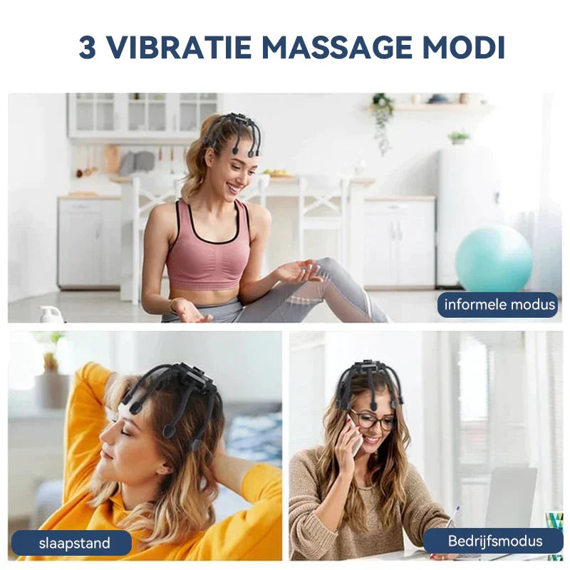 RelaxSphere draagbare hoofdhuidmassager