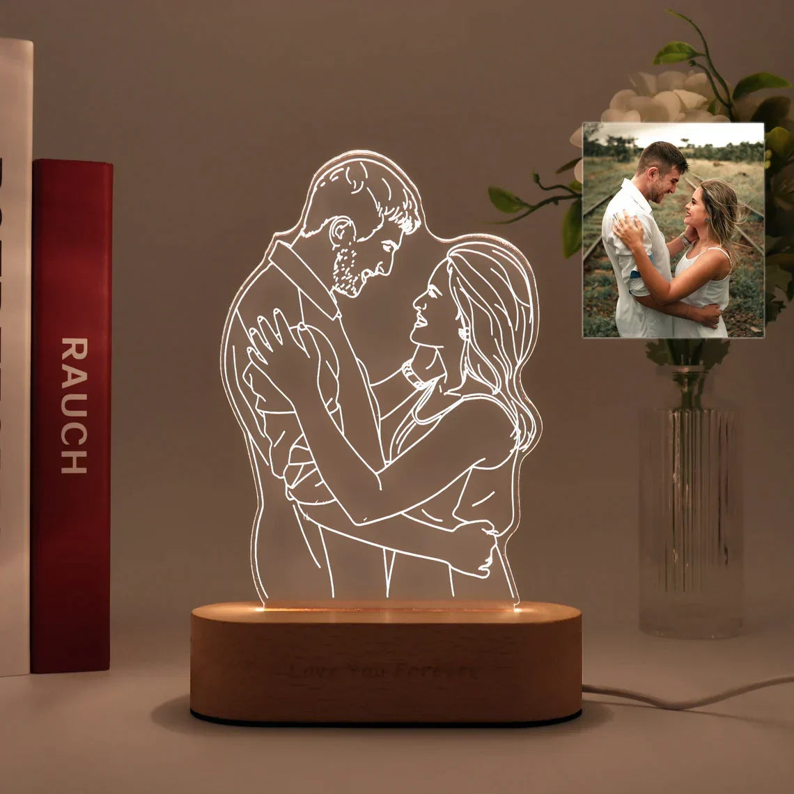 MemoryGlow gepersonaliseerde LED fotolamp