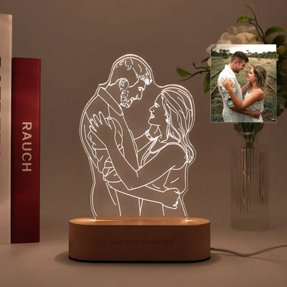 MemoryGlow gepersonaliseerde LED fotolamp