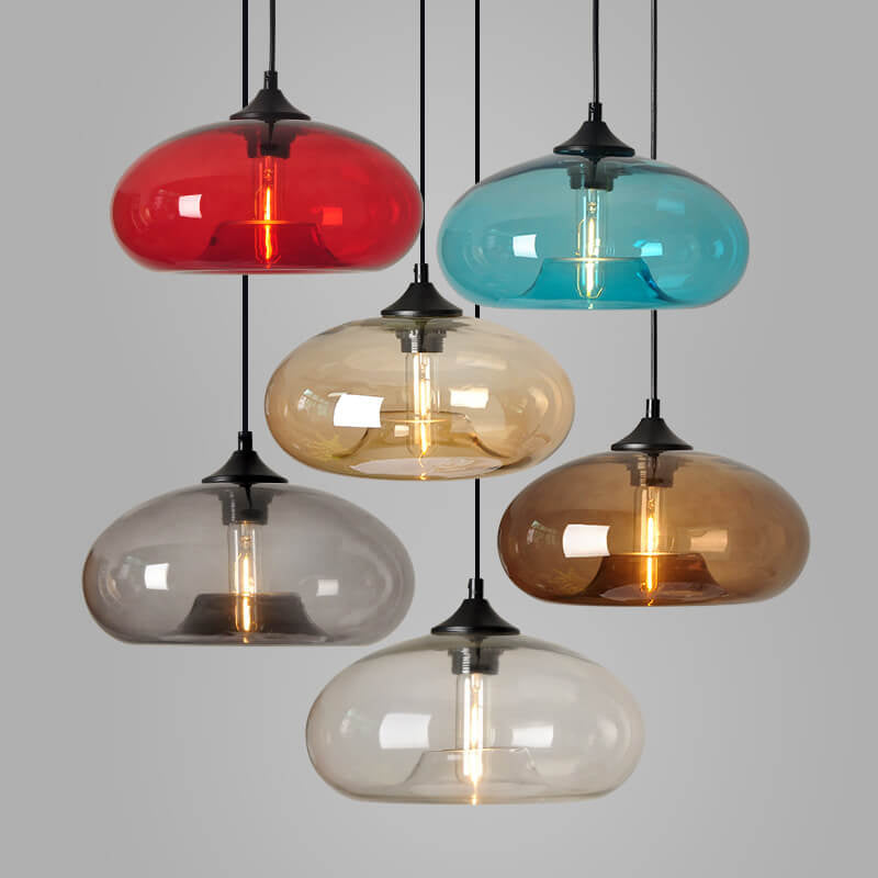 Lumio industriële glazen hanglamp