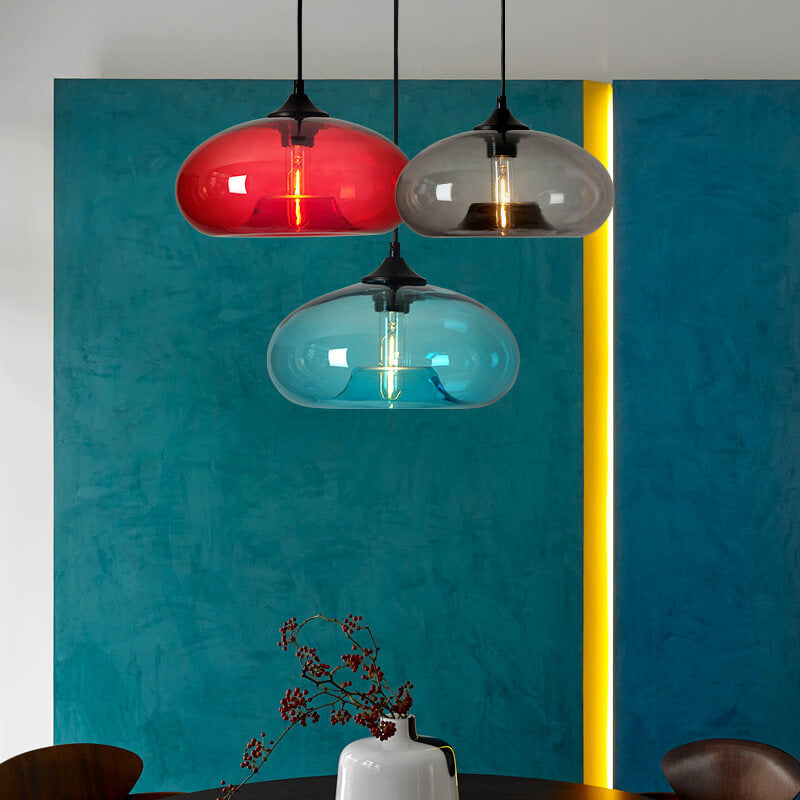 Lumio industriële glazen hanglamp