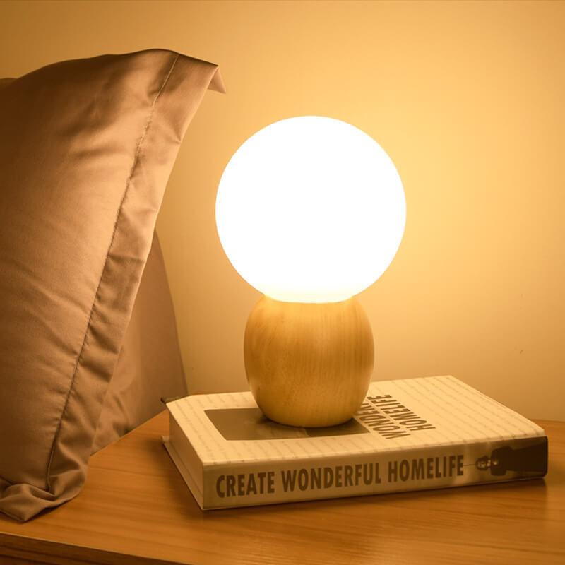 Lumio moderne houten tafellamp
