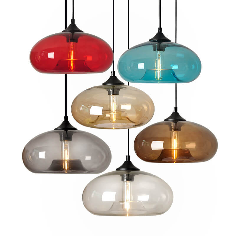 Lumio industriële glazen hanglamp