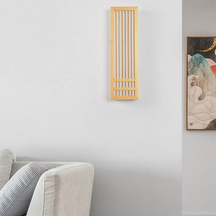 Lumio houten LED wandlamp