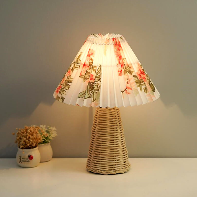 Lumio rattan tafellamp