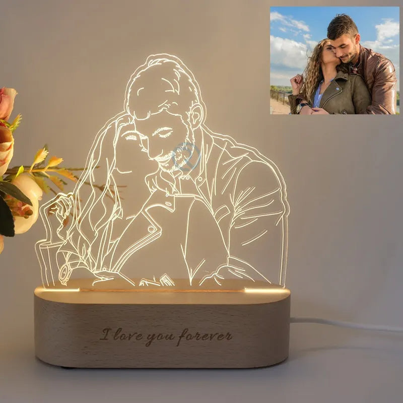 AuraGlow gepersonaliseerde fotolamp