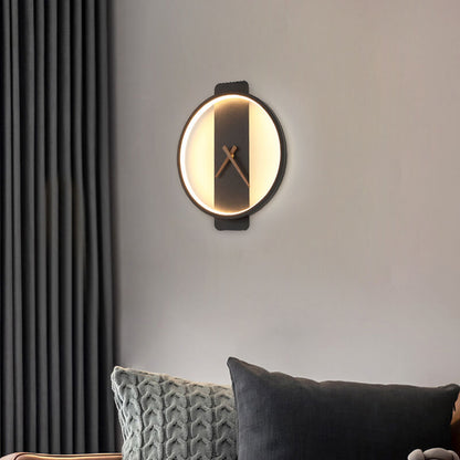 Lumio moderne wandlamp met klok design