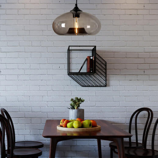 Lumio industriële glazen hanglamp