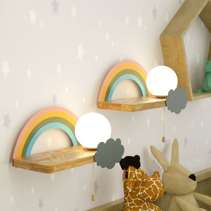 Lumio Regenboog glazen wandlamp