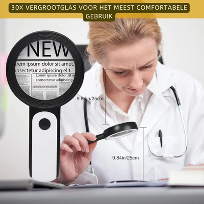 BrightView Pro handvergrootglas met verlichting