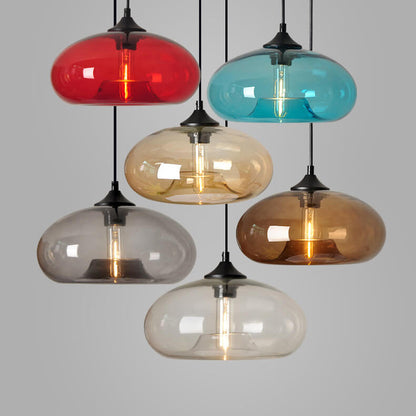 Lumio industriële glazen hanglamp