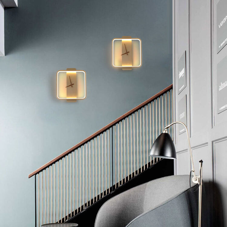 Lumio moderne wandlamp met klok design