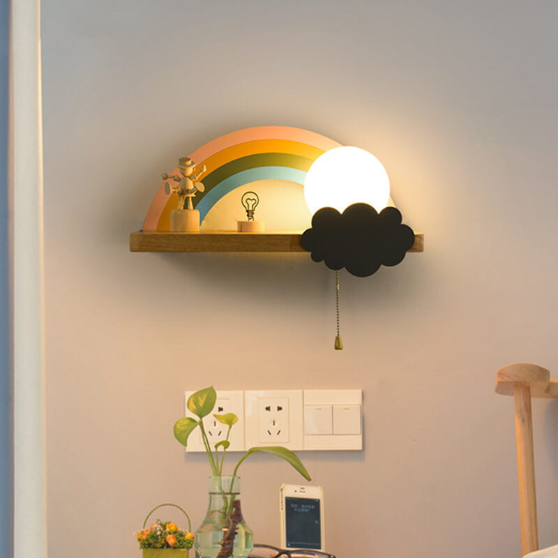 Lumio Regenboog glazen wandlamp