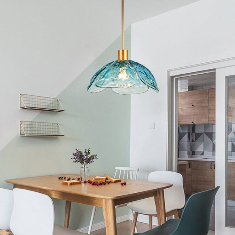 Moderne glazen hanglamp