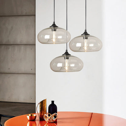 Lumio industriële glazen hanglamp