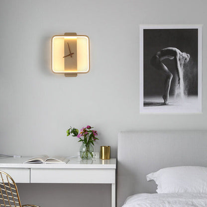 Lumio moderne wandlamp met klok design