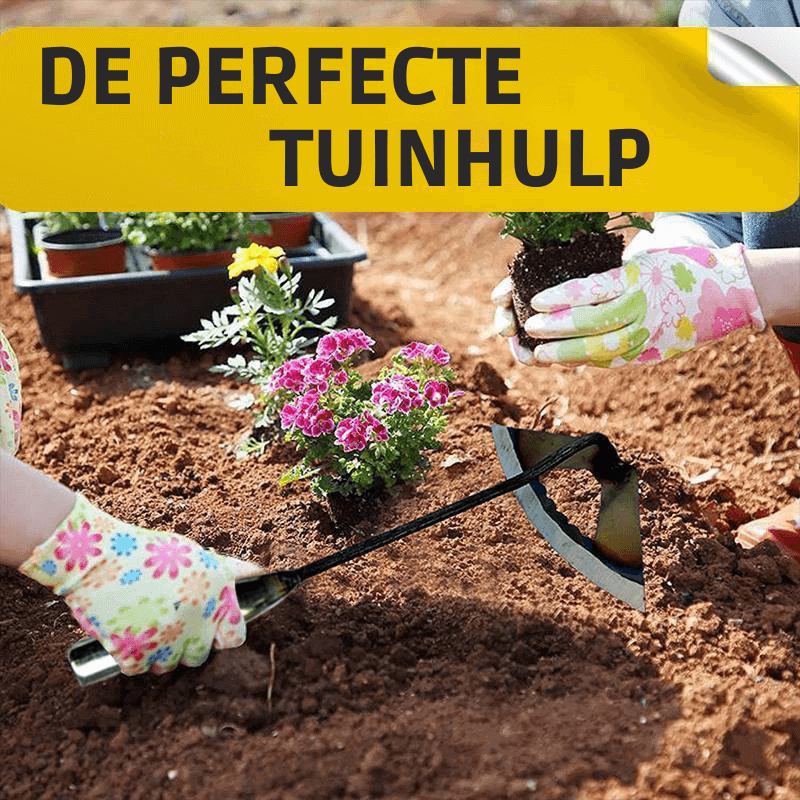 GardenHelp geharde stalen holle schoffel