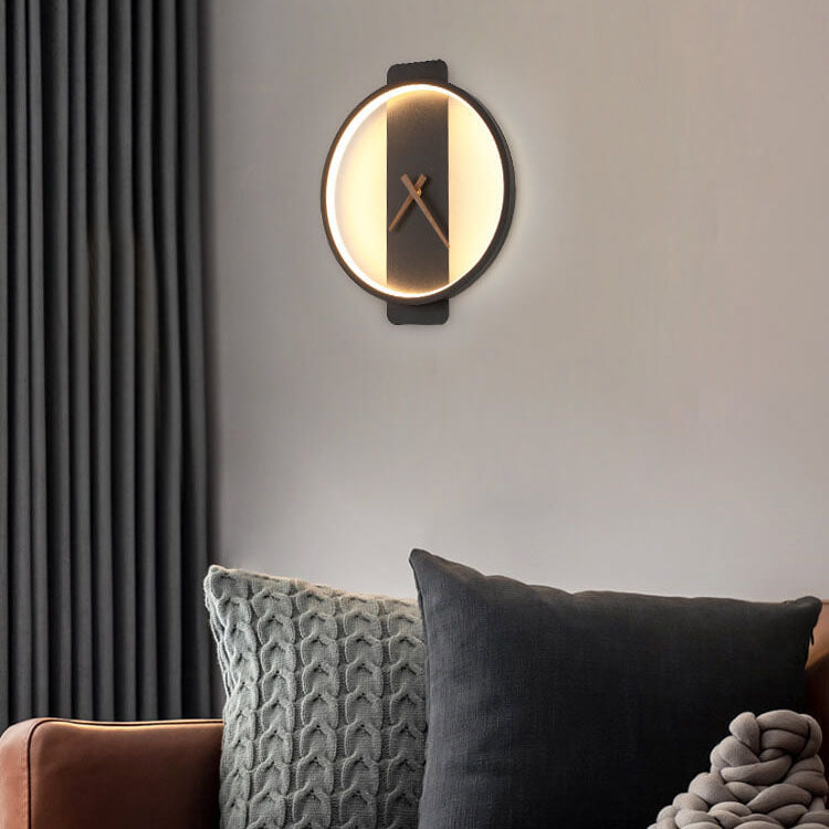 Lumio moderne wandlamp met klok design
