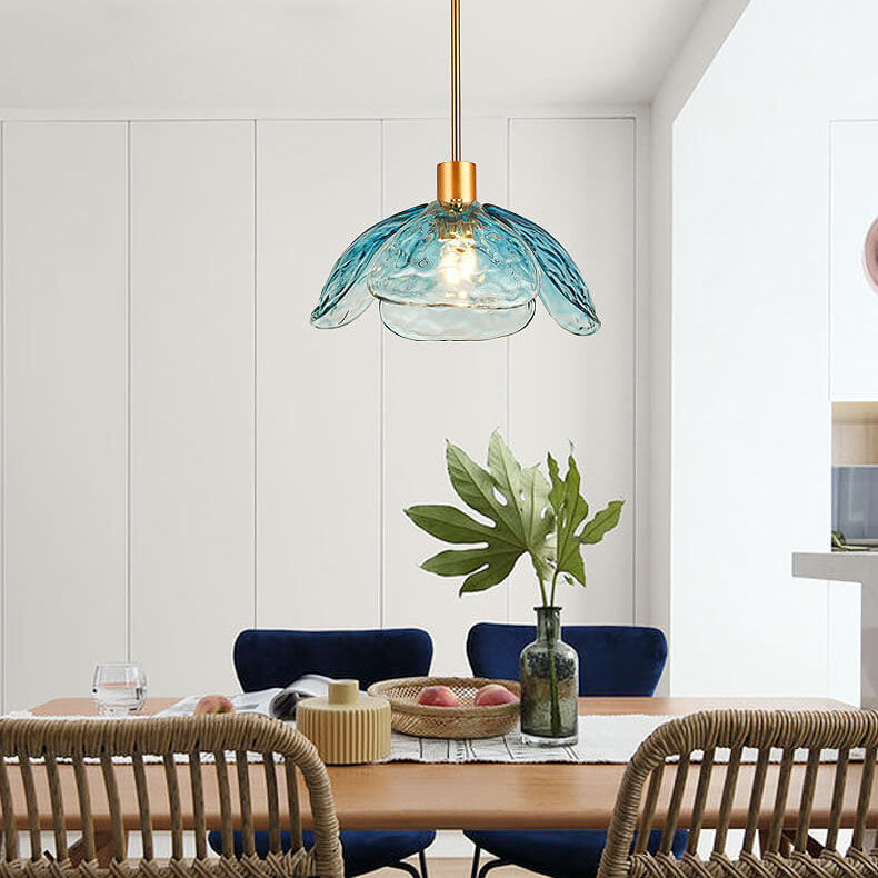 Moderne glazen hanglamp