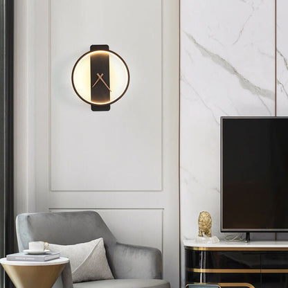 Lumio moderne wandlamp met klok design