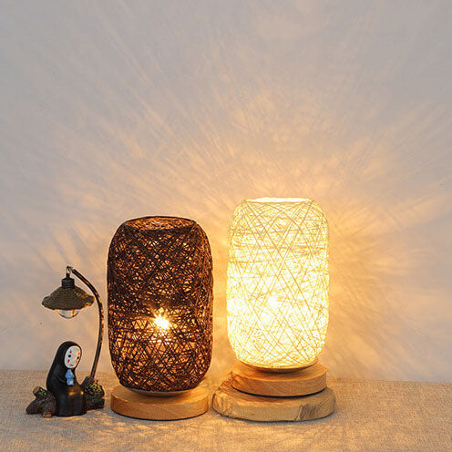 Lumio rotan tafellamp