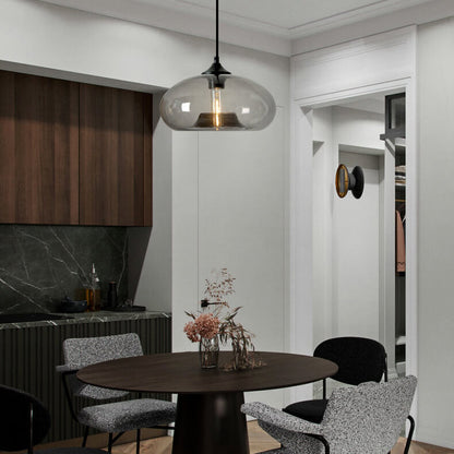 Lumio industriële glazen hanglamp