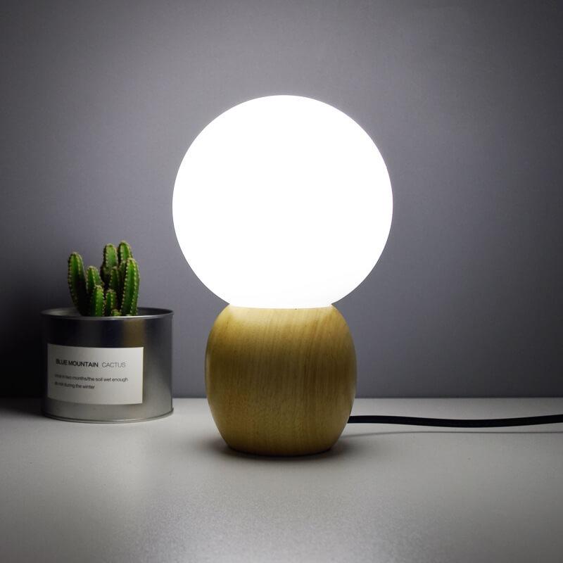 Lumio moderne houten tafellamp