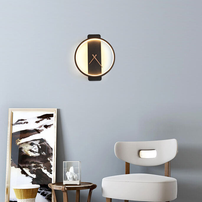 Lumio moderne wandlamp met klok design