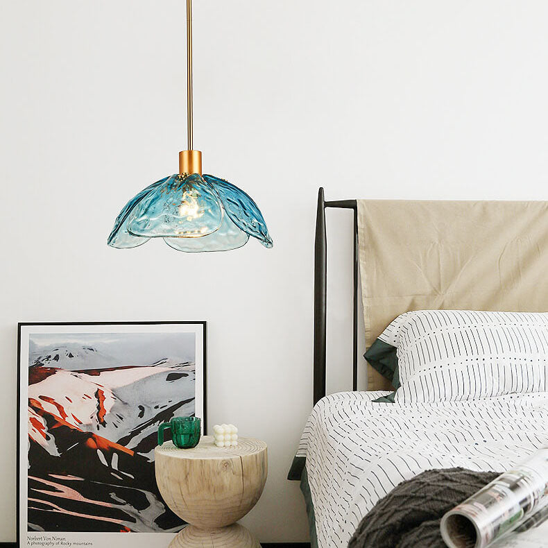 Moderne glazen hanglamp