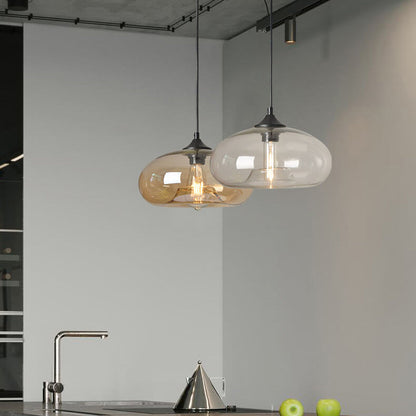 Lumio industriële glazen hanglamp
