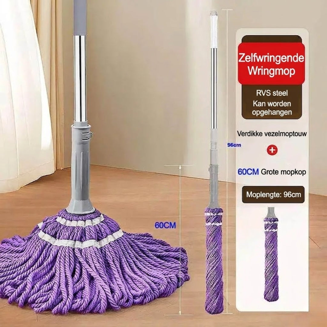 Zelfwringende microvezel vloerwisser