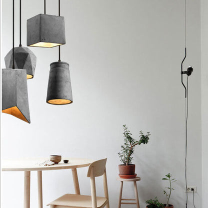 SMD Living industriële cement hanglamp