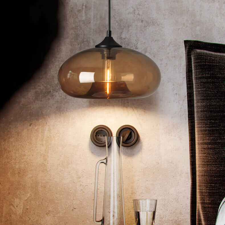 Lumio industriële glazen hanglamp