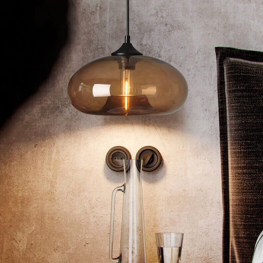 Lumio industriële glazen hanglamp