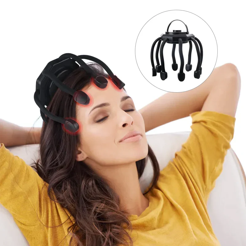 RelaxSphere draagbare hoofdhuidmassager