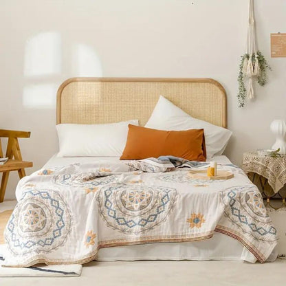 Mandala Boho katoenen plaid deken