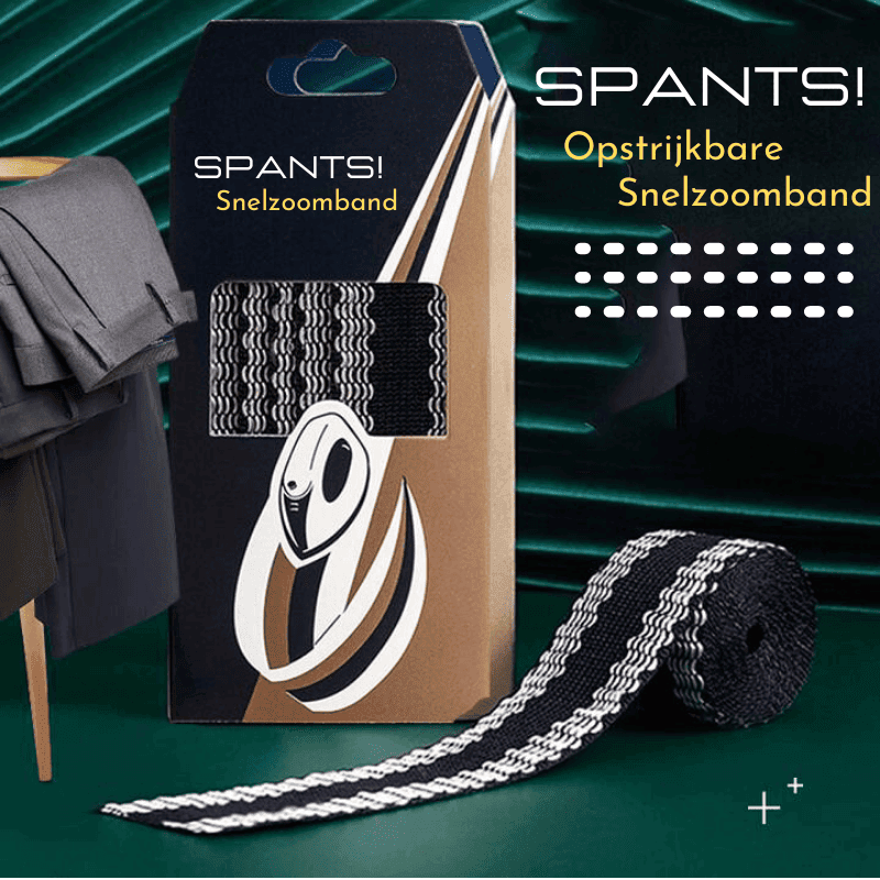 SPANTS! opstrijkbare snelzoomband