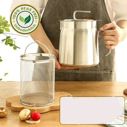 SnackMaster Pro compacte ronde frituurpan