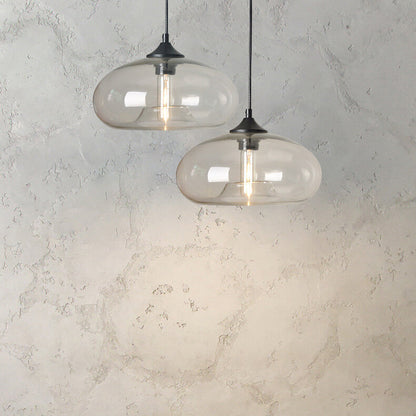 Lumio industriële glazen hanglamp
