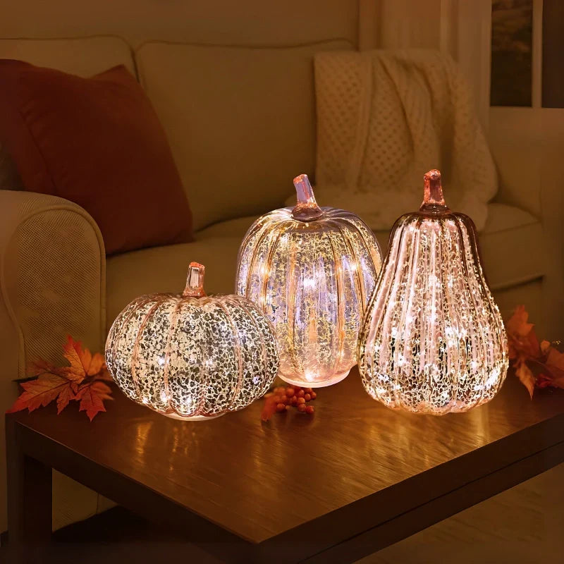 Lumio handgeblazen glazen herfstverlichting