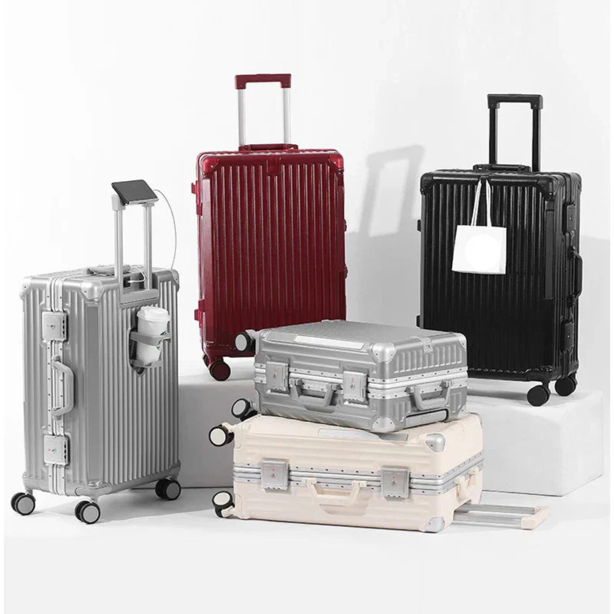 Tallinn harde koffer met aluminium frame