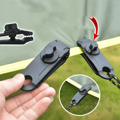 CampSecure handige tentzeil clip set