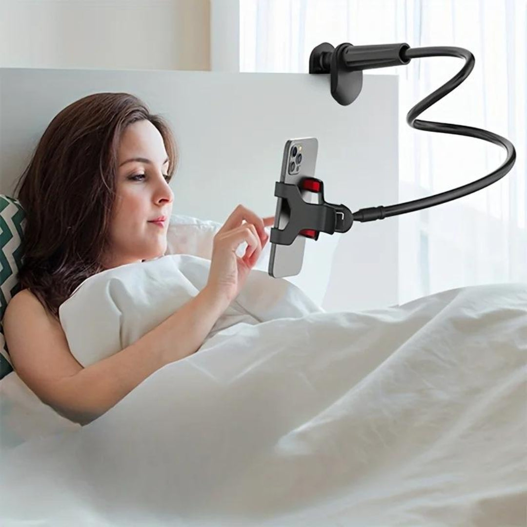 Flexibele zwanenhals telefoonhouder