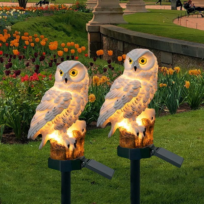 Lumio solar uilen tuinlamp