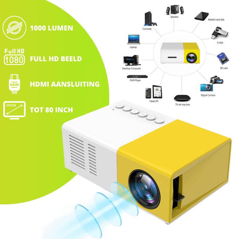 MiniBeam draagbare mini beamer