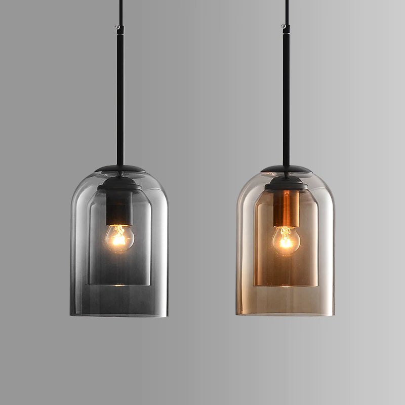 Lumio Nöro Scandinavische glazen hanglamp