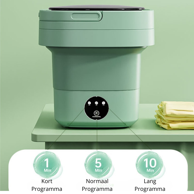 FoldaWash opvouwbare mini wasmachine