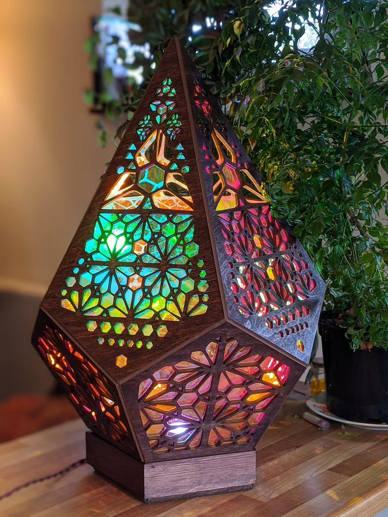 ArtiShine boheemse diamanten tafellamp